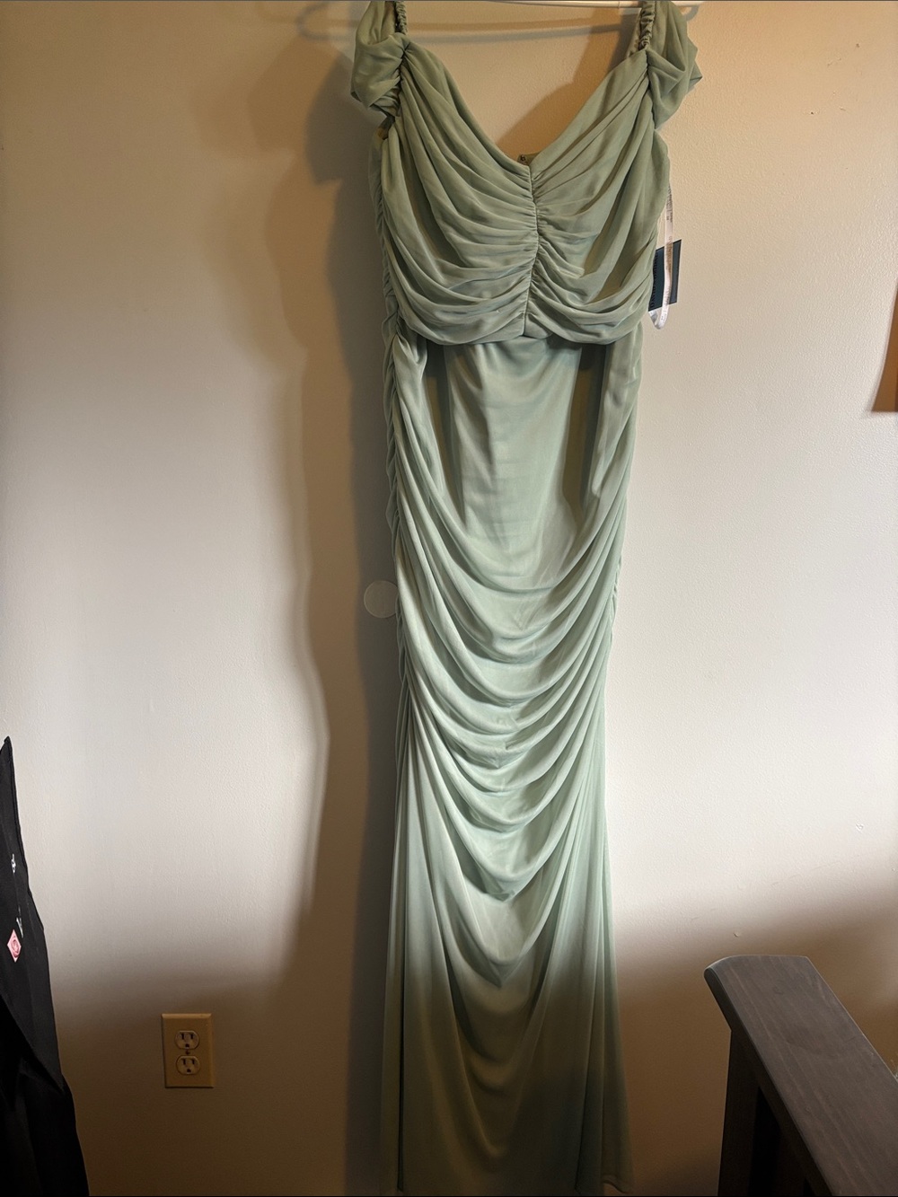 Bridesmaid Dress -Mesh off shoulder